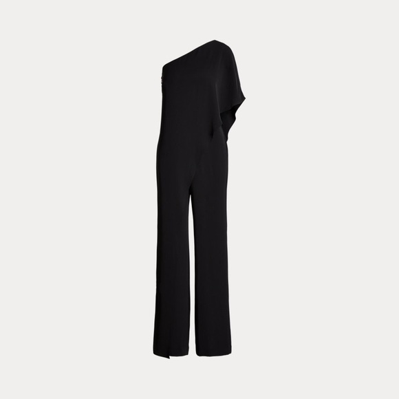 Cape Georgette One-Shoulder Jumpsuit
Lauren - Picture 4 of 12